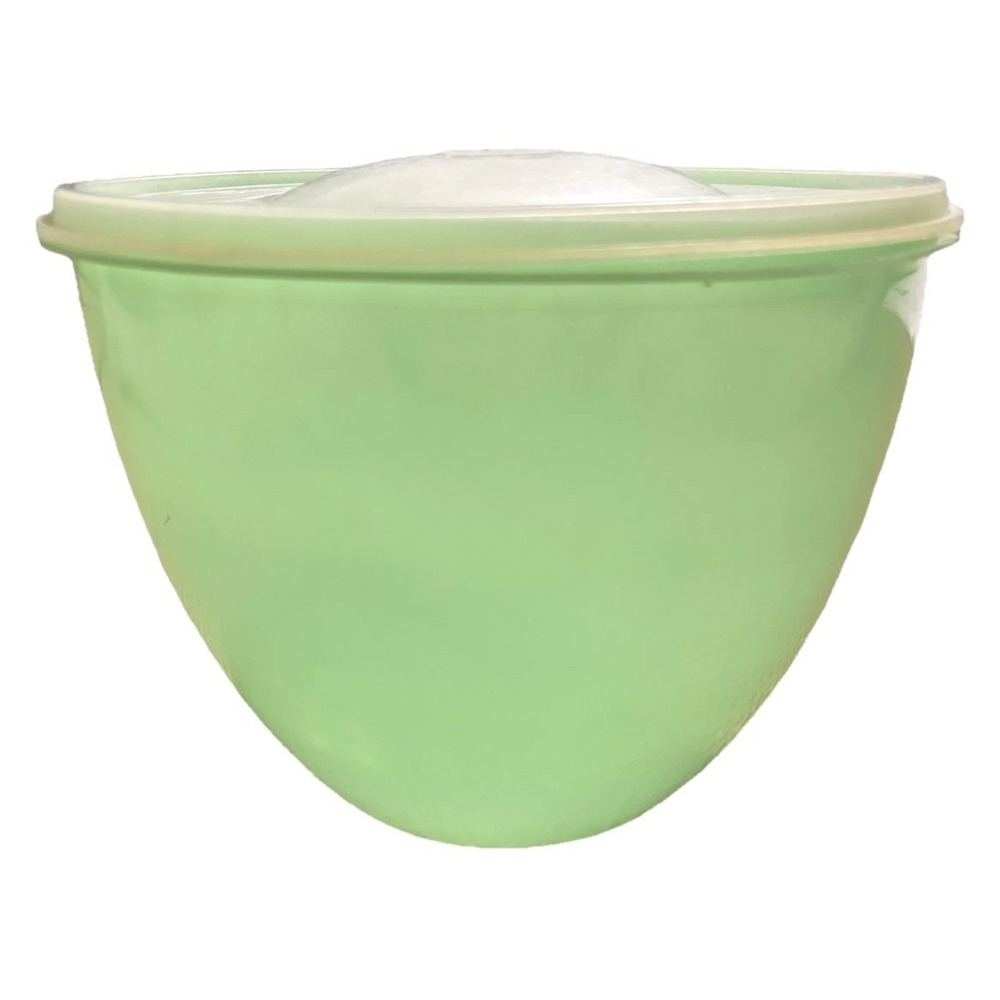 Vintage Tupperware Crisp It 679 Jadite Crisper Lettuce Keeper Or Food w/lid USA